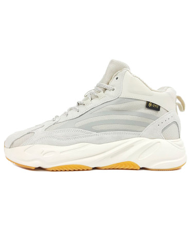 Кросівки Adidas Yeezy Boost 700 High White Grey Winter С МЕХОМ Білий/сірий