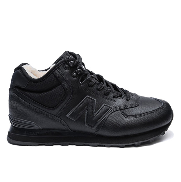 New Balance 574 Black Winter С МЕХОМ
