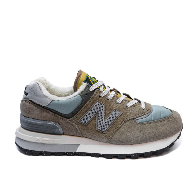 New Balance x Stone Island 574 Legacy Steel Blue Winter С МЕХОМ