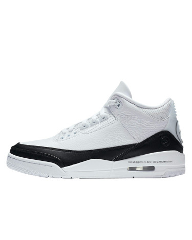 Кроссовки Jordan 3 x Fragment White Black DA3595-100 Черный/белый