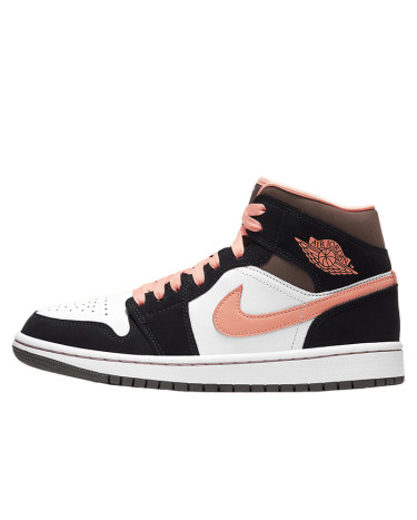 Sneakers Jordan 1 Retro Mid Peach Mocha DH0210-100 Multicolored