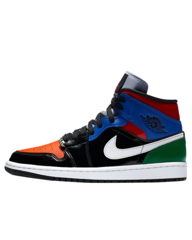 Sneakers Jordan 1 Mid Multi Patent CV5276-001 Multicolored