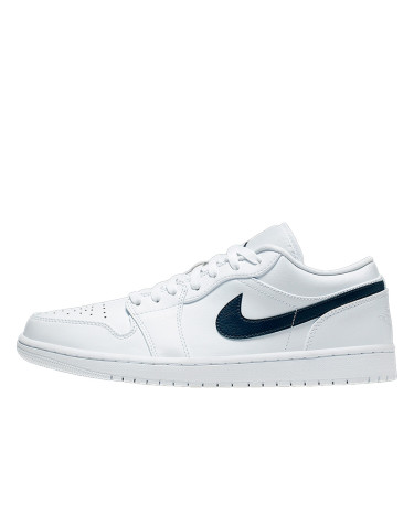 Кросівки Jordan 1 Low White Obsidian 553558-114 Чорний/білий