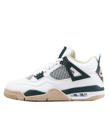 Sneakers Jordan 4 White Green Beige Multicolored