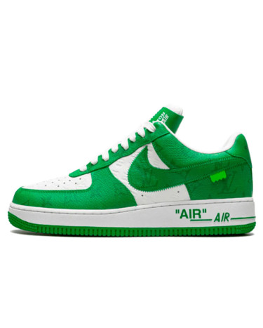 Кросівки Nike Air Force 1 Low x Louis Vuitton 1A9VA9 Білий/зелений