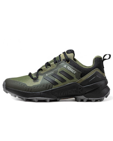 Кросівки Adidas Terrex Swift R3 Gore-Tex Khaki Black Winter Оливковий