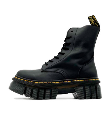 Черевики Dr. Martens Jadon Smooth Leather Platform Boots Audrick Black С ФЛИСОМ Чорний