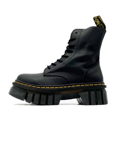 Черевики Dr. Martens Jadon Smooth Leather Platform Boots Audrick Black С МЕХОМ Чорний
