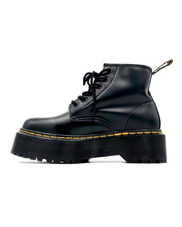 Черевики Dr. Martens Jadon Smooth Leather Platform Boots Ankle Black С МЕХОМ Чорний