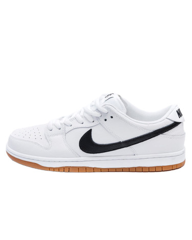 Sneakers Nike SB Dunk Low White Black Winter С МЕХОМ Black/white