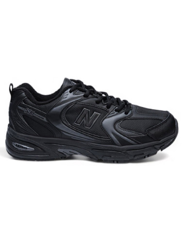 Кросівки New Balance 530 Black Winter С ФЛИСОМ Чорний