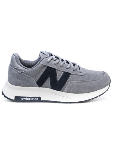 Кросівки New Balance Runner Grey Black Winter С ФЛИСОМ Сірий