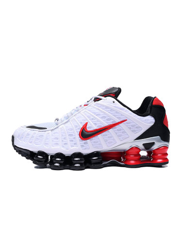 Кросівки Nike Shox TL White Black Red Різнокольорові