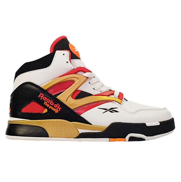 Reebok Pump Omni Zone 2 White Red Mustang