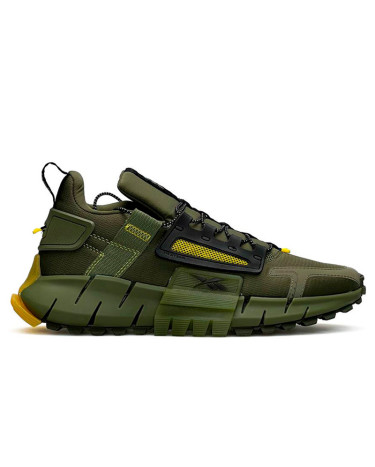 Кросівки Reebok Zig Kinetica Edge Cozy Shock Absorption Khaki Yellow Оливковий