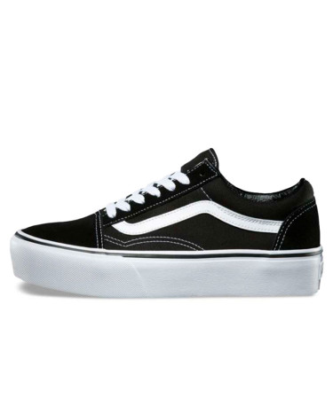 Кеди Vans Old Skool Black White Platform Premium Чорний/білий