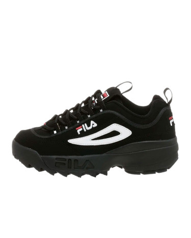 Кроссовки Fila Disraptor 2 Black Черный/белый, Бордовый