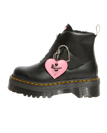 Черевики Dr. Martens Jadon Smooth Leather Lazy Oaf Buckle Boots Чорний
