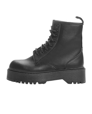 Черевики Dr. Martens Jadon Mono Smooth Leather Platform Boots З ХУТРОМ Чорний