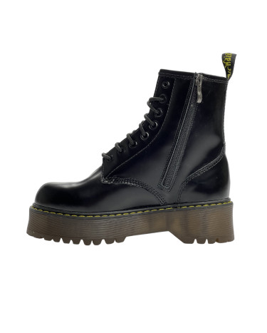Boots Dr. Martens Jadon Smooth Leather Platform Boots З ХУТРОМ Black