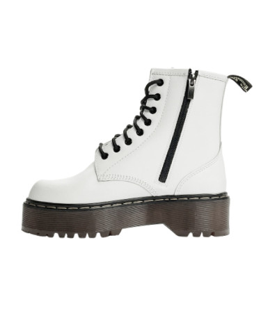 Boots Dr. Martens Jadon Smooth Leather Platform Boots (МЕХ) Black/white