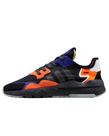 Sneakers Adidas Nite Jogger Black Orange Blue Multicolored