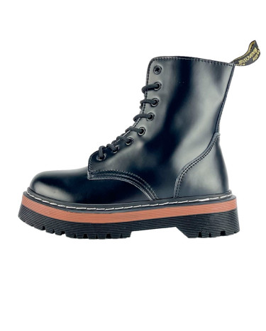 Черевики Dr. Martens Jadon Smooth Leather Boots Brown Black Чорний