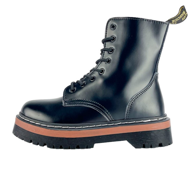 Dr. Martens Jadon Smooth Leather Boots Brown Black