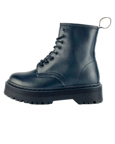 Boots Dr. Martens Jadon Smooth Leather Boots Platform Black Black