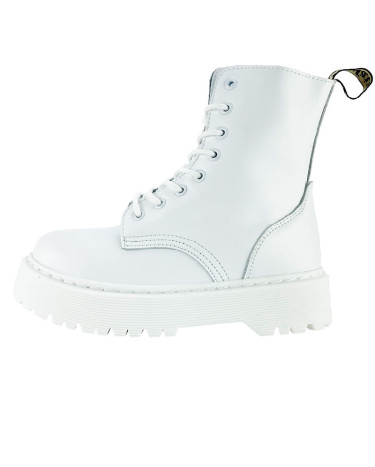 Черевики Dr. Martens Jadon Smooth Leather Boots Zip White Білий