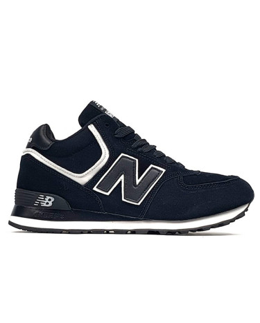 Sneakers New Balance 574 High Black White Winter С МЕХОМ Black/white