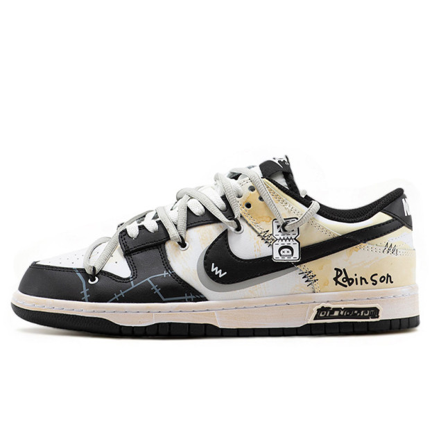 Nike SB Dunk Low Robinson Black White Beige