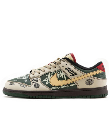 Кросівки Nike SB Dunk Low x Stussy BMW M3 Різнокольорові