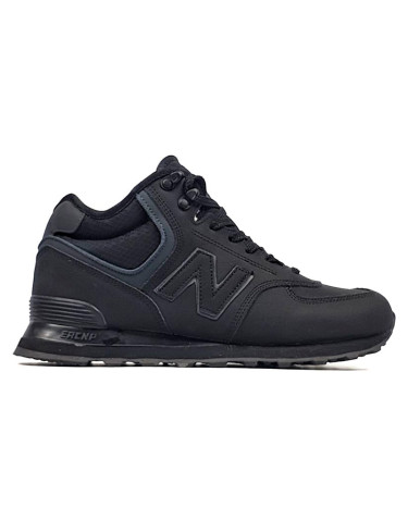 Sneakers New Balance 574 Black Winter С МЕХОМ Black