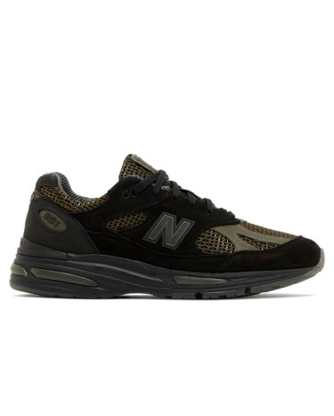Кросівки New Balance 991v2 x Stone Island Made in England Black U991SD2 Чорний/зелений
