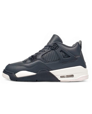 Sneakers Jordan 4 Grey Black White Winter С МЕХОМ Grey
