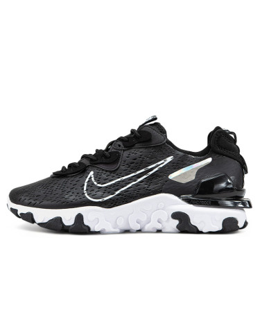 Кроссовки Nike React Vision Black White Черный/белый