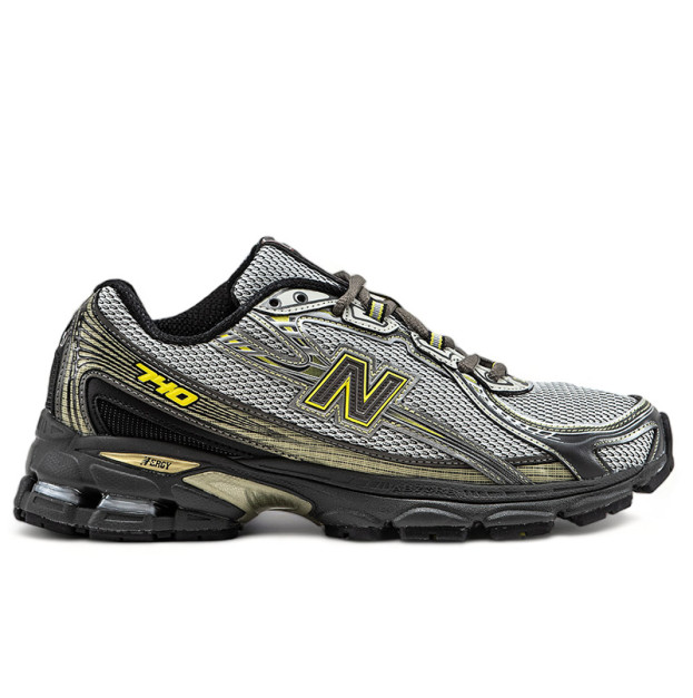 New Balance 740 Silver Yellow Black