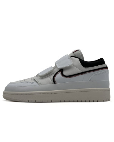Кросівки Jordan 1 Retro Low Double Strap White Black Чорний/білий