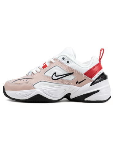 Кросівки Nike M2K Tekno Fossil Stone Summit White Red Різнокольорові