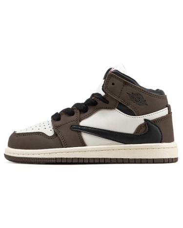Кросівки Jordan 1 Retro High PG Travis Scott Оливковий