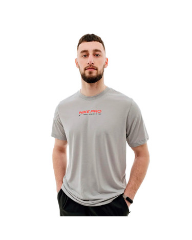 T-shirts Футболка тренувальна Nike NK DF TEE DB NK PRO 2 DM5677-077 Grey