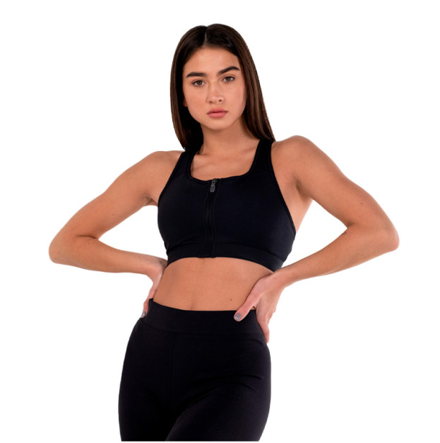 Топ Nike NK DF SWSH ZIP FRONT BRA DD1205-010