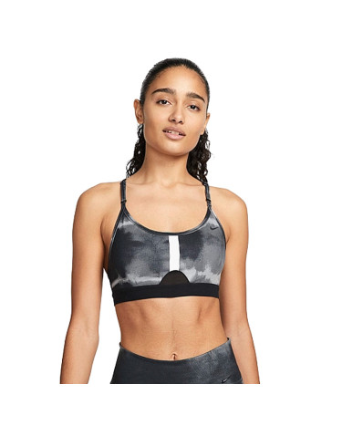 Спортивная одежда Топ Nike NK DF INDY DYE AOP BRA DM0557-010 Черный/серый