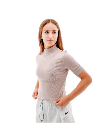 Футболки Футболка Nike NSW ESSNTL RIB MOCK SS TOP DV7958-272 Бежевий