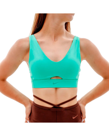 Sportswear Топ Nike NK DF INDY PLUNGE CUTOUT BRA DV9837-363 Turquoise