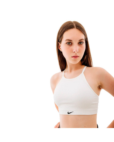 Спортивная одежда Топ Nike NK INDY SMLS RIB BRA DV9966-133 Белый