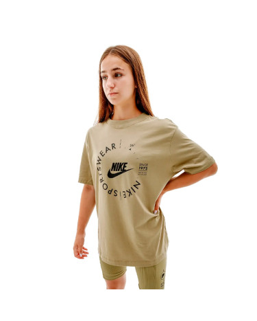 Футболки Футболка Nike NSW TEE BF PRNT SU FD4235-276 Оливковий