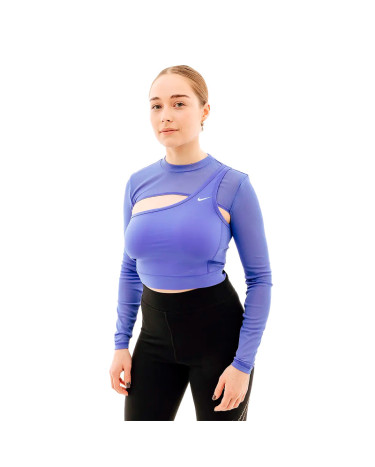 Sportswear Топ з довгим рукавом Nike LS TOP CROPPED NVT FB5683-413 Violet
