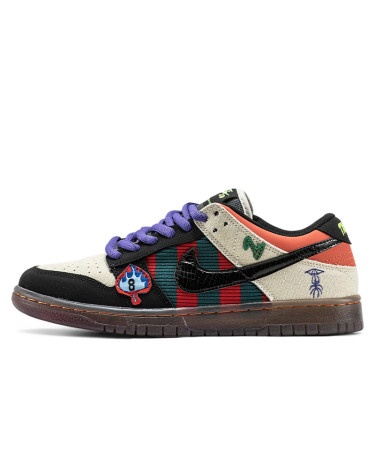 Кросівки Nike SB Dunk Low x Halloween Custom Різнокольорові